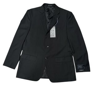NWT Van Heusen Men's Black Suit Jacket - 44L